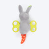 HUFT Cheery Roo Squeaky Plush Toy For Puppies - Multicolor - Heads Up For Tails