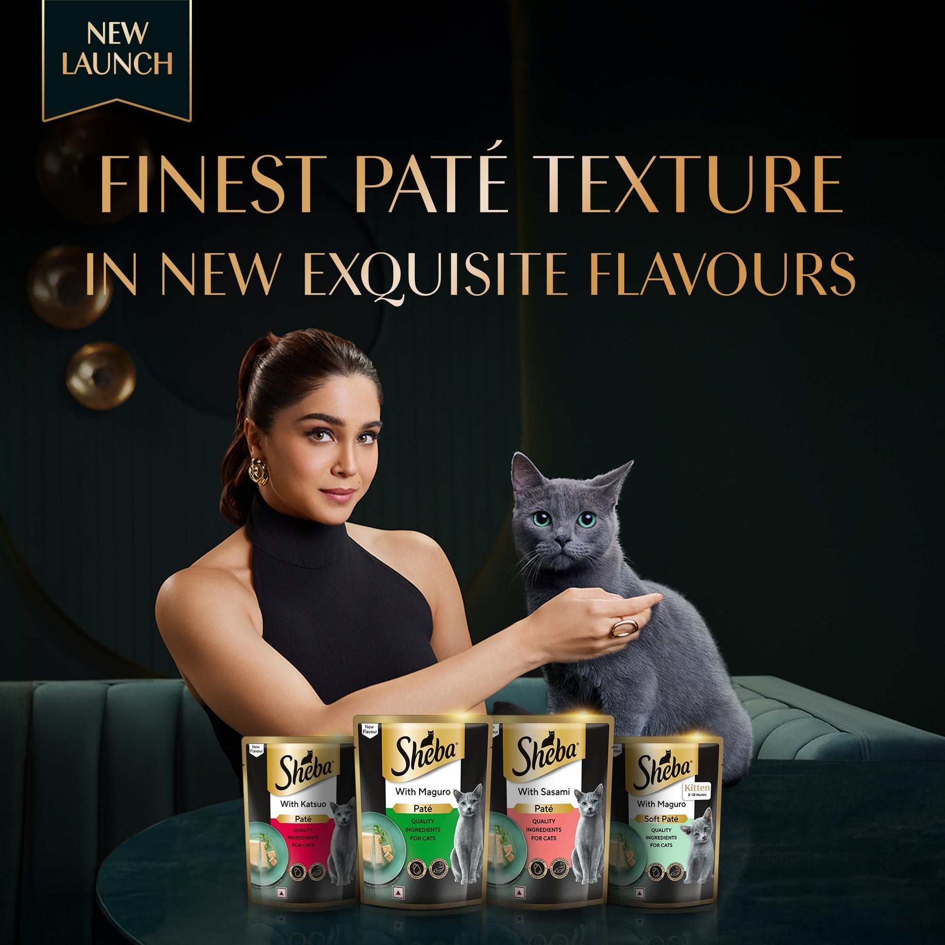 Sheba Maguro Pate Wet Food For Adult Cat - 70 gm - Heads Up For Tails