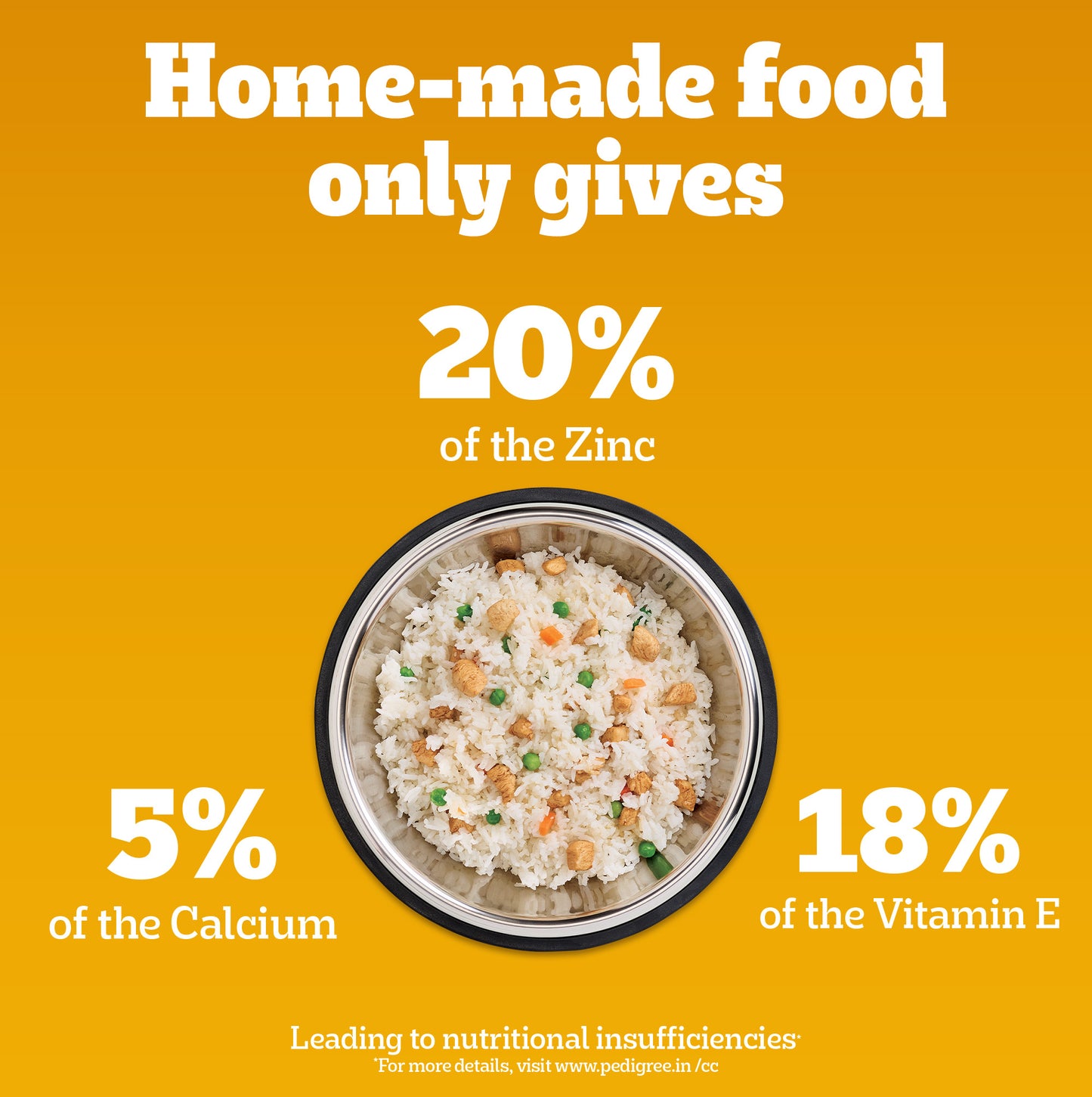 Pedigree Chicken & Vegetables Adult Dry Dog Food