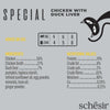 Schesir Special Mousse Exigent Chicken With Duck Liver Wet Food For Adult Cat - 70 gm - Heads Up For Tails