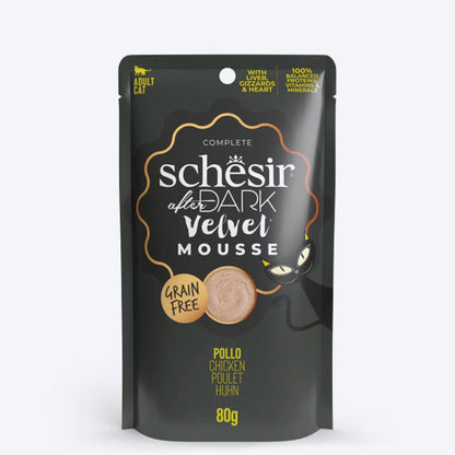 Schesir After Dark Velvet Mousse Chicken Wet Food For Adult Cat - 80 gm