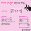 Schesir Baby Mousse Chicken With Chicken Liver Wet Food For Kitten - 70 gm - Heads Up For Tails