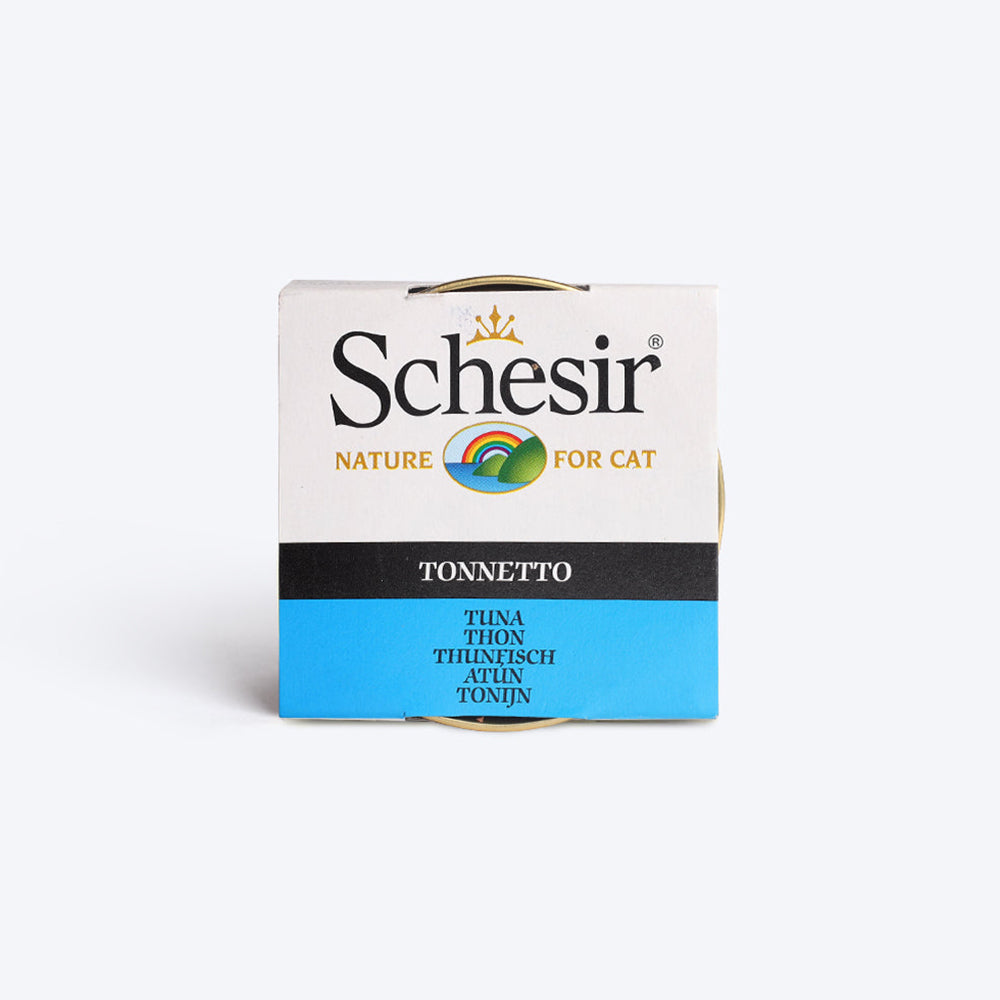 Schesir 51% Tuna Canned Wet Cat Food - 85 g - Heads Up For Tails