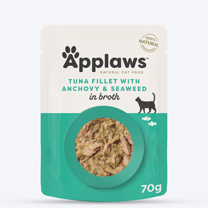 Applaws Tuna Fillet With Whole Anchovy Wet Food For Adult Cat - 70 g - Heads Up For Tails