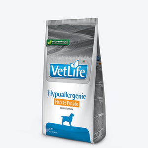 Farmina Vet Life Fish & Potato Hypoallergenic Canine Formula Dry Food For Adult Dog - 2 Kg - Heads Up For Tails