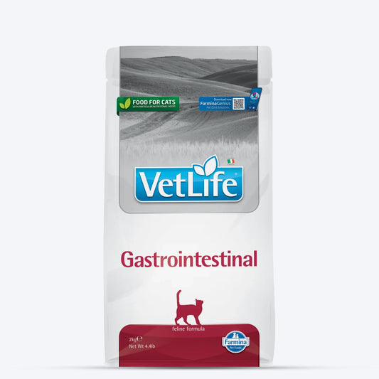 Farmina Vet Life Gastrointestinal Feline Formula Dry Food For Cat - 2 kg - Heads Up For Tails