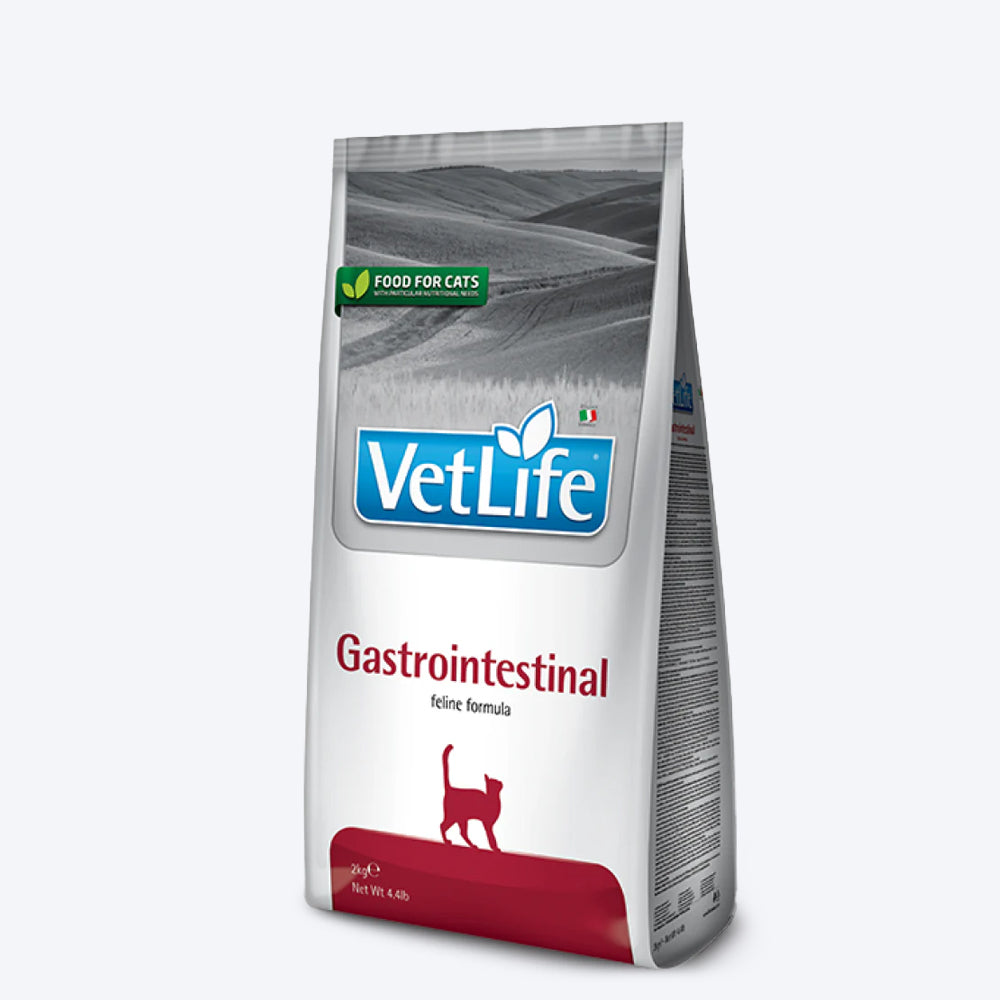 Farmina Vet Life Gastrointestinal Feline Formula Dry Food For Cat - 2 kg - Heads Up For Tails