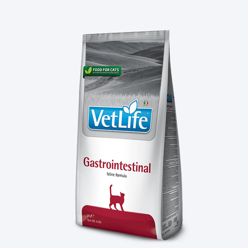 Farmina Vet Life Gastrointestinal Feline Formula Dry Food For Cat - 2 kg - Heads Up For Tails
