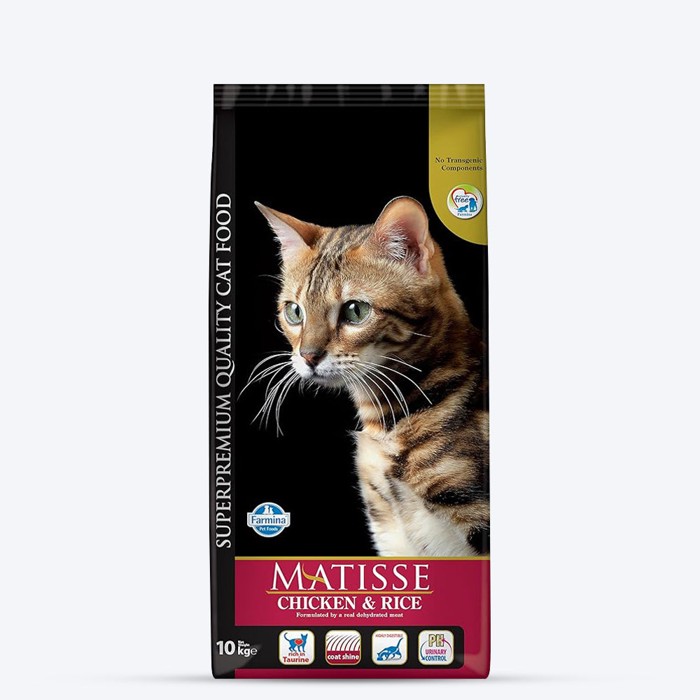 Farmina Matisse Premium Chicken & Rice Dry Cat Food - Heads Up For Tails