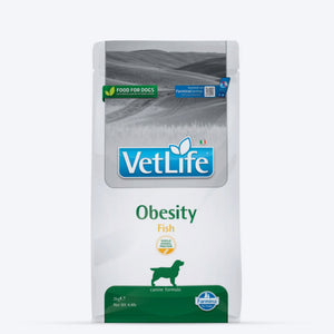 Farmina Vet Life Obesity Fish Canine Formula Dry Food For Adult Dog - Heads Up For Tails