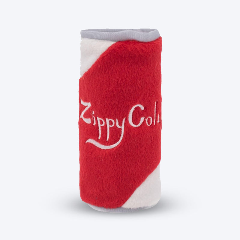 ZippyPaws Zippy Cola Squeakie Can Plush Toy For Dog - Multicolor