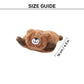 Zippy Paws Bear & Moose Squeakie Pads Plush Toy For Dog - Brown & Orange - 2 pcs