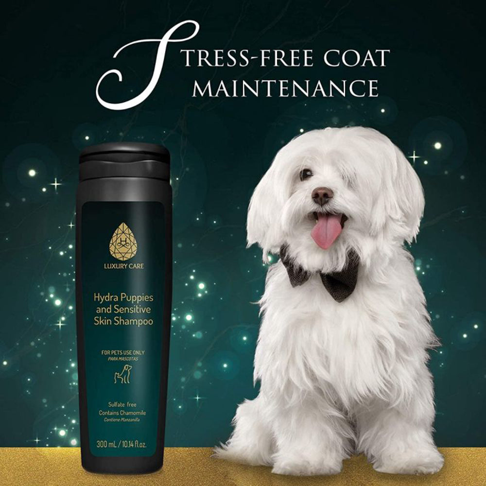 Hydra Luxury Care Puppies And Sensitive Skin Shampoo For Dog & Cat - 300 ml - Heads Up For Tails
