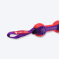 GiGwi Push To Mute Dog Chew Toy - Dumbbell (Solid) - Red/Purple_04