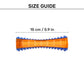 GiGwi Johnny Stick With Squeaker Chew Toy For Puppy - Orange & Blue - Heads Up For Tails