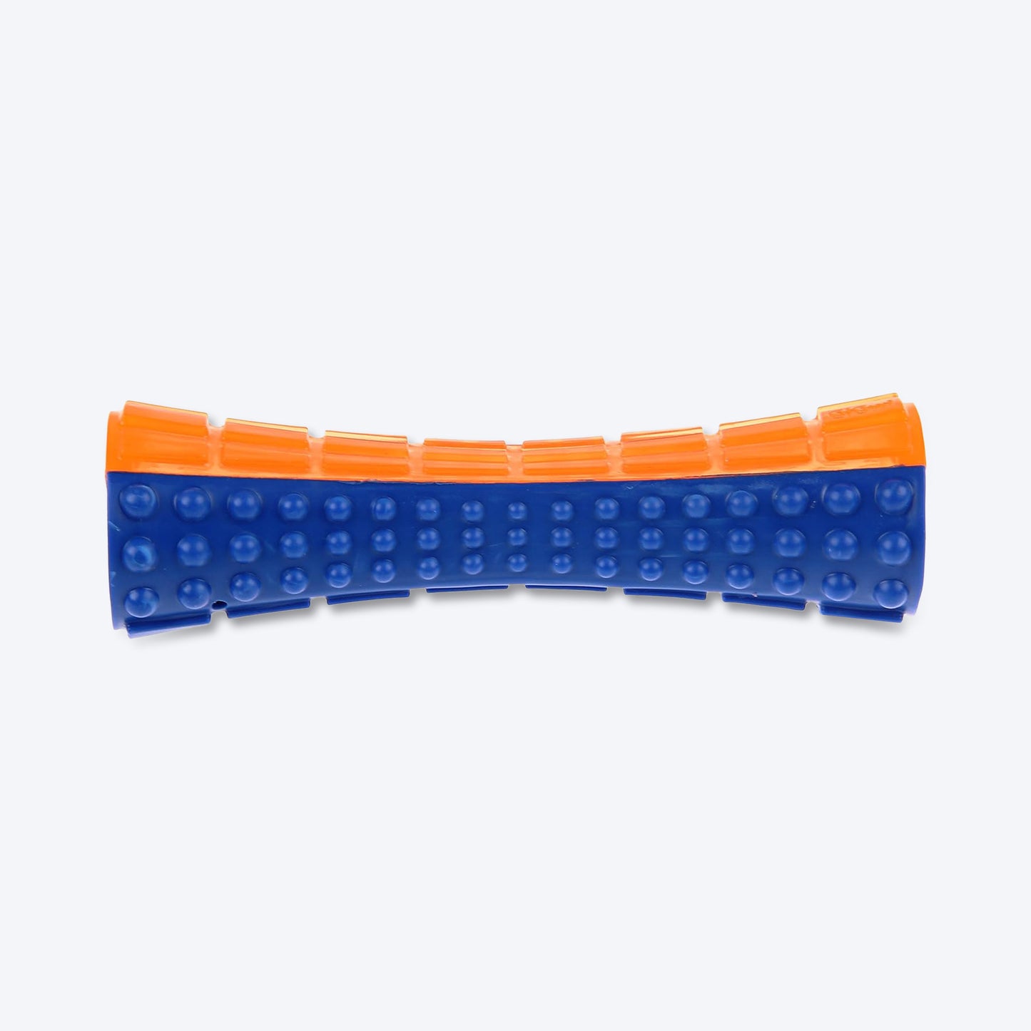 GiGwi Johnny Stick With Squeaker Chew Toy For Puppy - Orange & Blue - Heads Up For Tails
