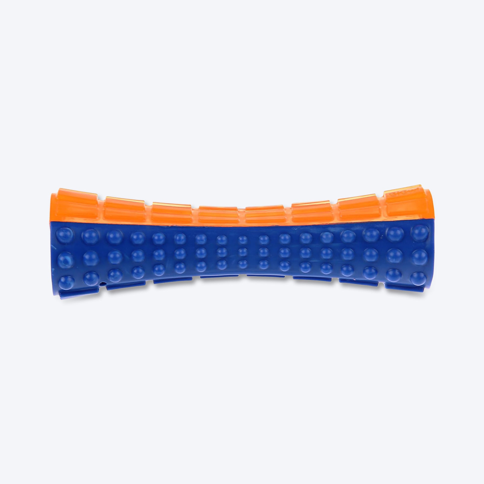 GiGwi Johnny Stick With Squeaker Chew Toy For Puppy - Orange & Blue - Heads Up For Tails