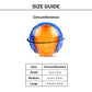 GiGwi Ball Squeaker Dog Chew Toy - solid/transparent - Blue/Orange_06
