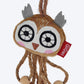 GiGwi Owl Catch & Scratch Eco-Line Cat Toy - White - Heads Up For Tails