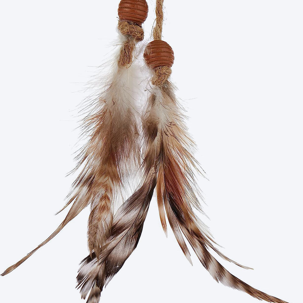 GiGwi Owl Catch & Scratch Eco-Line Cat Toy - White - Heads Up For Tails