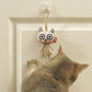 GiGwi Owl Catch & Scratch Eco-Line Cat Toy - White - Heads Up For Tails