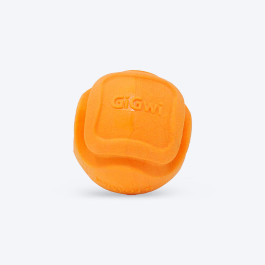 GiGwi G.Foamer TPR Ball Fetch Toy For Dog - Orange - Heads Up For Tails
