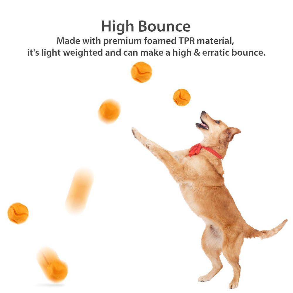 GiGwi G.Foamer TPR Ball Fetch Toy For Dog - Orange - Heads Up For Tails
