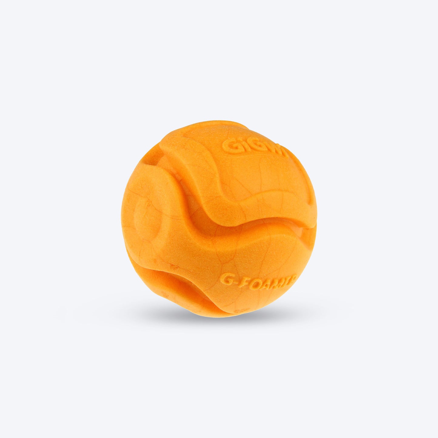 GiGwi G.Foamer TPR Ball Fetch Toy For Dog - Orange - Heads Up For Tails