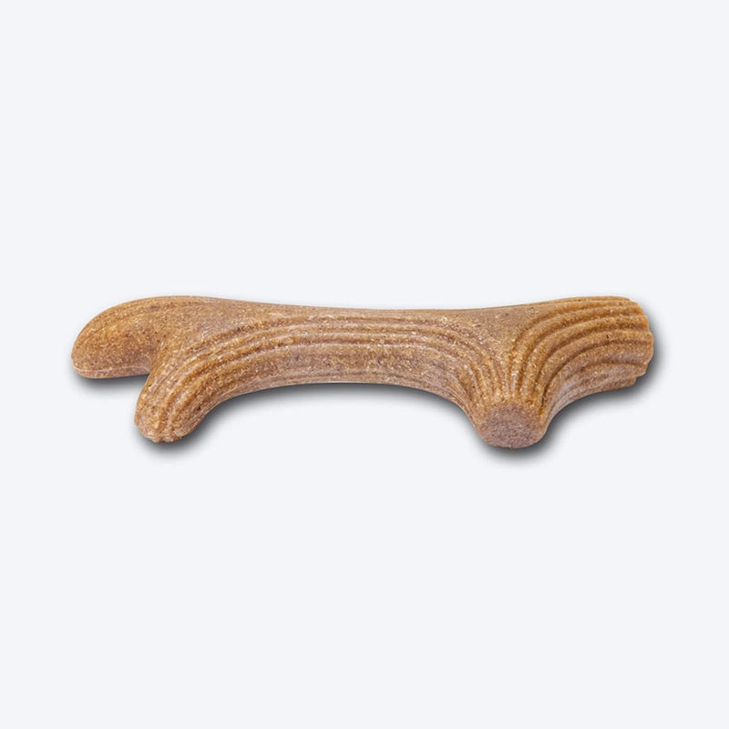 GiGwi Wooden Antler Strong Chew Toy For Dog - Brown - Heads Up For Tails