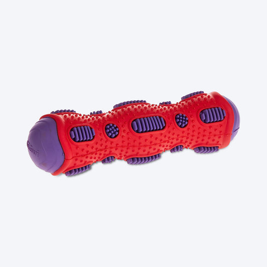 GiGwi Toothbrush Stick With Crackle Chew Toy For Dog - Red