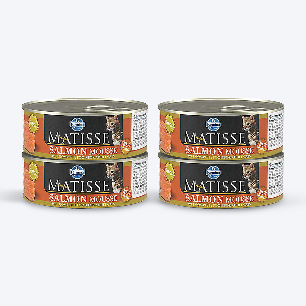 Farmina Matisse Wet Cat Food Salmon Mousse - 85 g - Heads Up For Tails