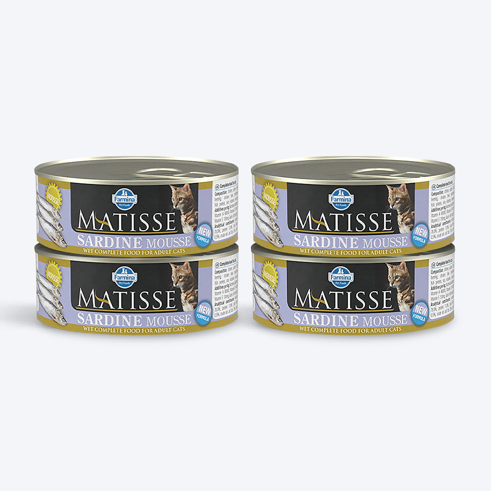 Farmina Matisse Sardine Mousse Wet Cat Food - 85 g - Heads Up For Tails