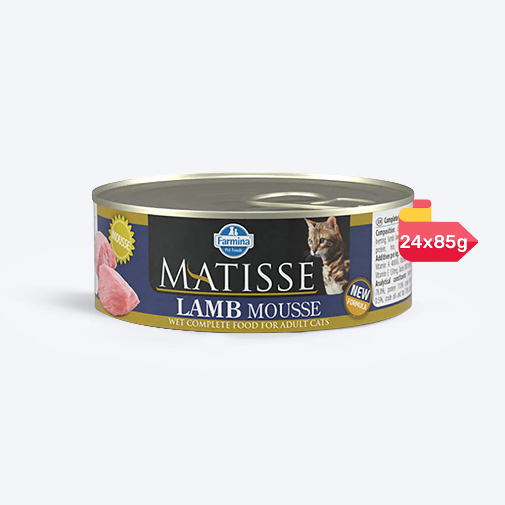 Farmina Matisse Wet Cat Food Lamb Mousse - 85 g - Heads Up For Tails