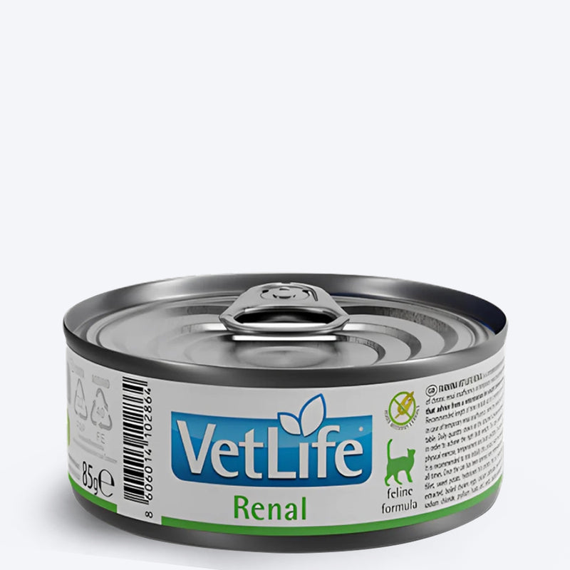 Farmina Vet Life Renal Feline Formula Wet Food For Cat - 85 gm - Heads Up For Tails