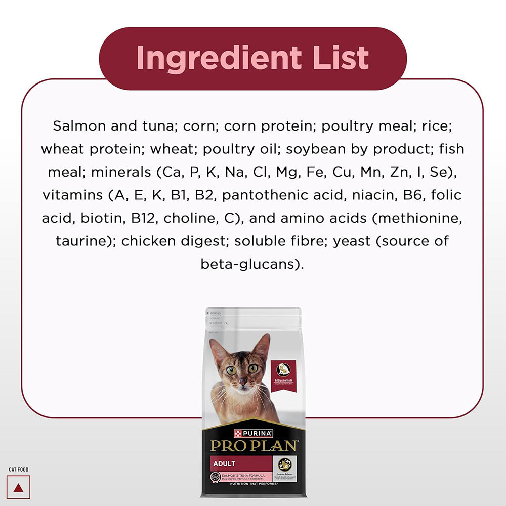 Purina Pro Plan Salmon & Tuna Adult Dry Food For Cat