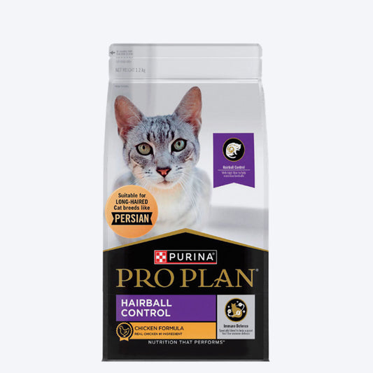 Purina Pro Plan Hairball Control Chicken Dry Food For Cat - 1.2 kg