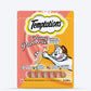 Temptations Creamy Purrrr-ee Salmon & Cheese Flavors Cat Treats - 240 gm (20 x 12gm) - Heads Up For Tails