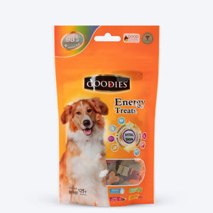 Goodies Energy Dog Treats - Bone Shaped - 125 g - Heads Up For Tails