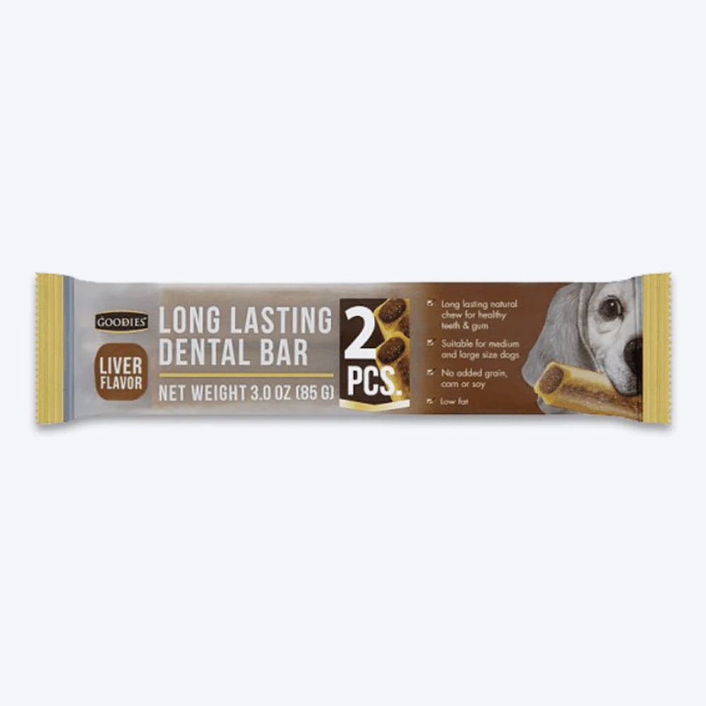 Goodies Liver Long Lasting Dental Bar Treats For Dog - 85 gm