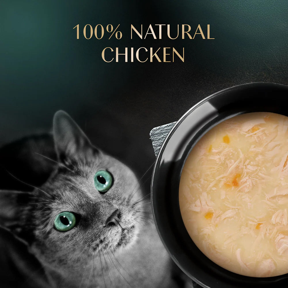 Sheba Soup With Chicken Wet Food For Cat - 40 gm x 4 pcs