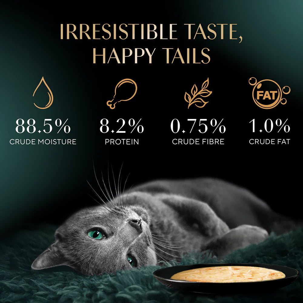Sheba Soup With Chicken Wet Food For Cat - 40 gm x 4 pcs