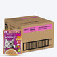 Whiskas Tasty Mix Wet Food Made With Real Fish (Tuna & Kanikama), And Carrot in Gravy For Adult (1+ year) Cat - 70 gm Pack - Heads Up For Tails