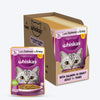 Whiskas Salmon in Gravy (1+ Years) Wet Food For Adult Cat - 80 gm Pack - Heads Up For Tails