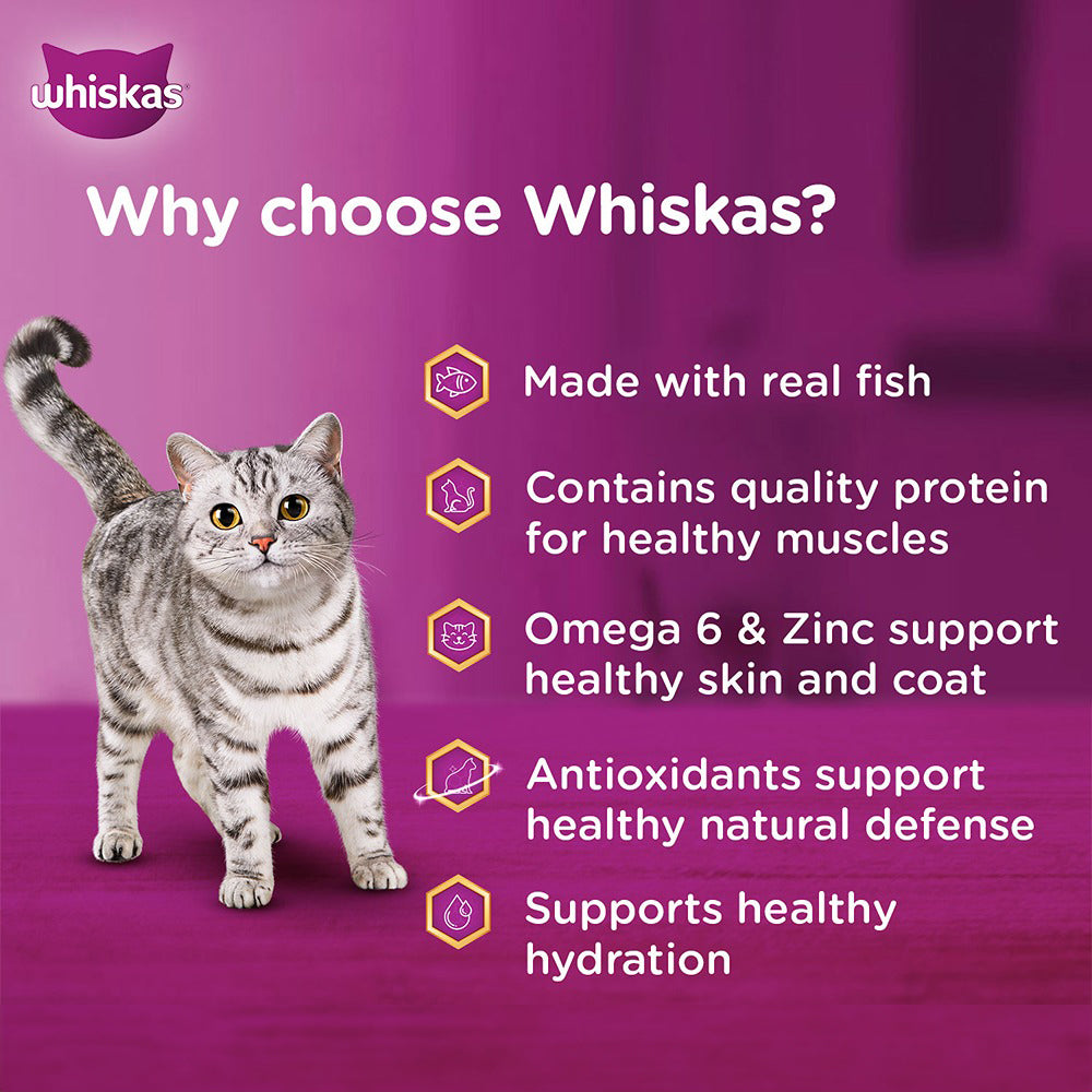 Whiskas Tuna in Jelly  (1+ Years) Wet Food For Adult Cat - 80 gm Packs_03