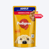 Pedigree Chicken & Liver Chunks In Gravy Adult Dog Wet Food - 130 g - Heads Up For Tails