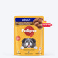 Pedigree Roasted Lamb Chunks In Gravy Adult Dog Wet Food - 70 gm - Heads Up For Tails
