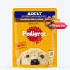 Pedigree Roasted Lamb Chunks In Gravy Adult Dog Wet Food - 70 gm - Heads Up For Tails