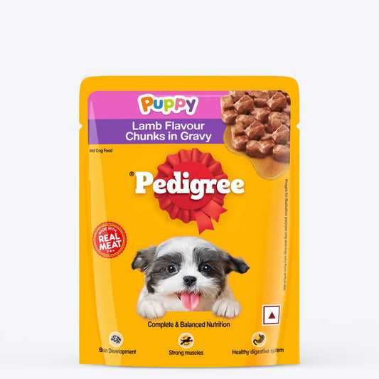 Pedigree Lamb Chunks In Gravy Puppy Wet Food - 70 gm_01