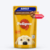Pedigree Roasted Lamb Flavour Chunks In Gravy Adult Dog Wet Food - 130 g - Heads Up For Tails