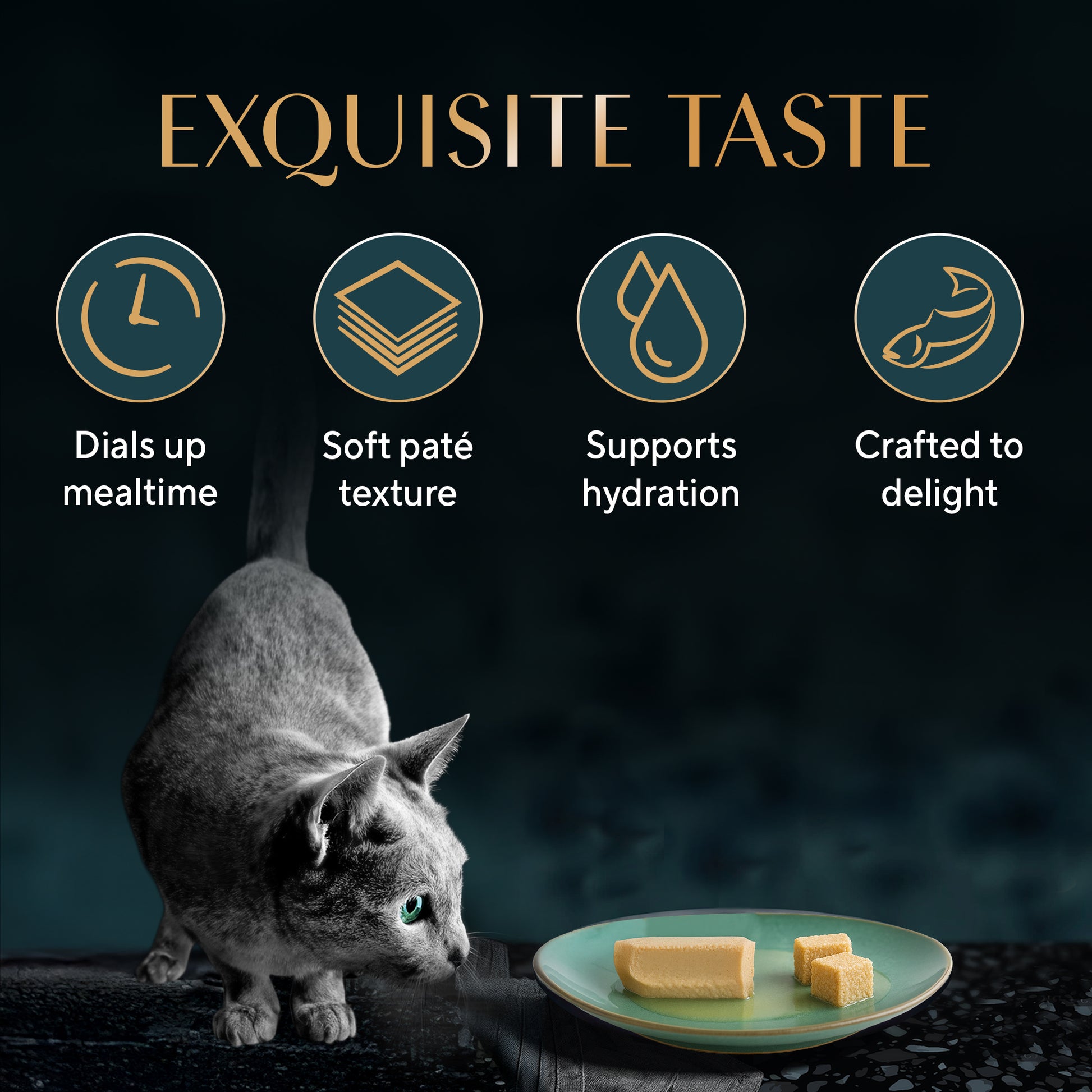 Sheba Katsuo Pate Wet Food For Adult Cat - 70 gm - Heads Up For Tails